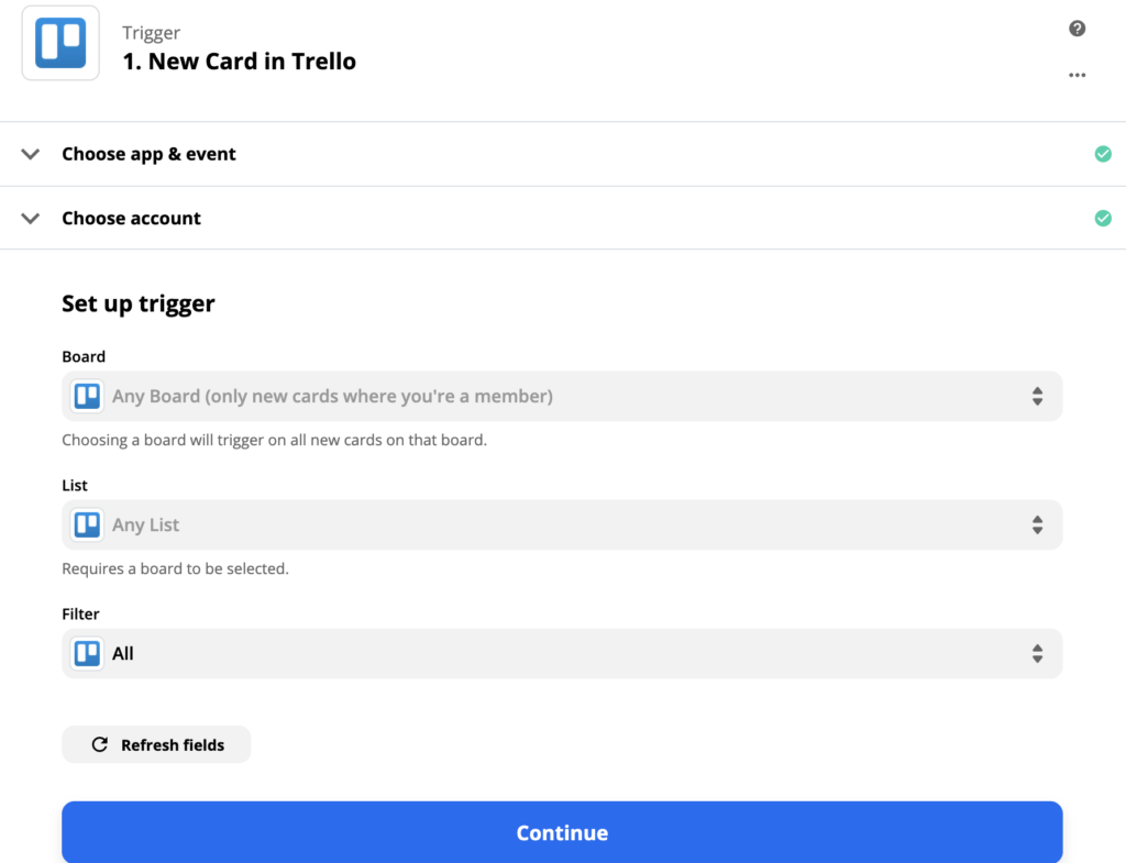 خيارات التخصيص لمشغل بطاقة Trello الجديدة
